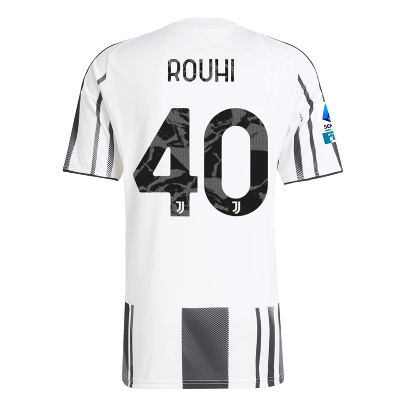 Juventus Rouhi 2025-2026 Ser Home Jersey – Authentic Shirt