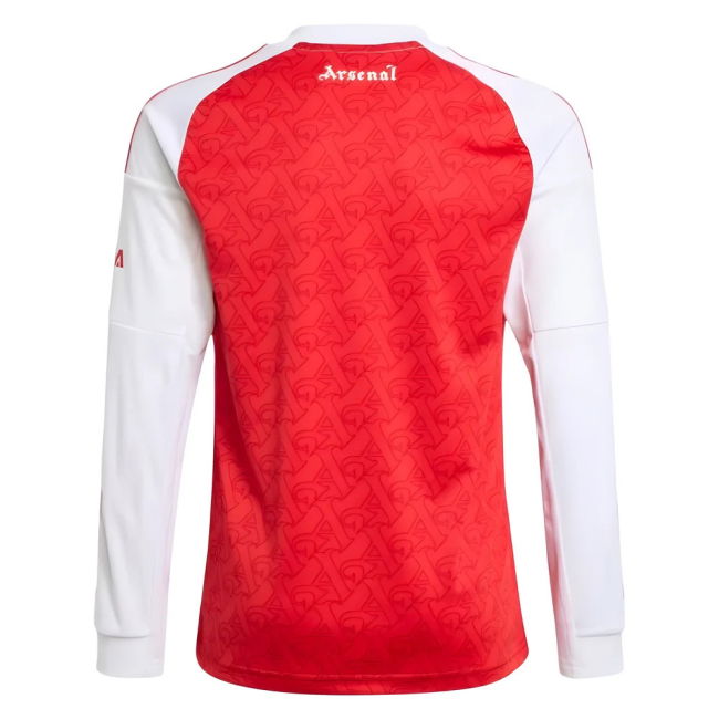 2025-2026 Arsenal Long Sleeve Home Shirt (Kids)