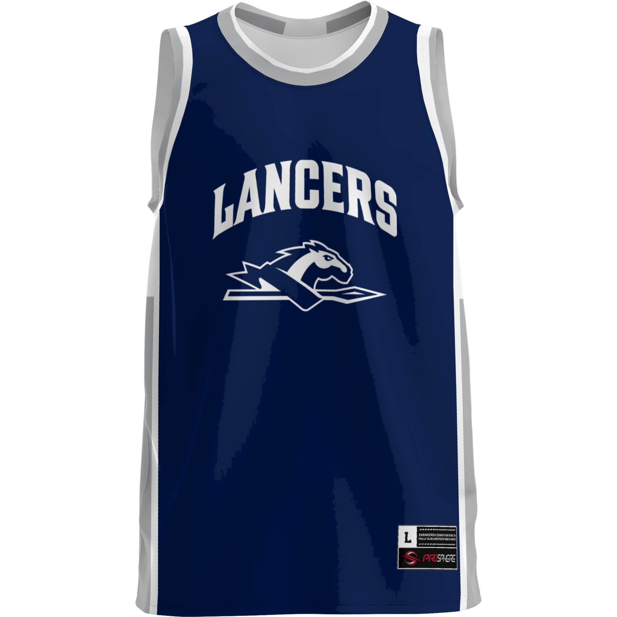 [DDG] Longwood Lancers GameDay Greats Lightweight Basketball Jersey - Blue