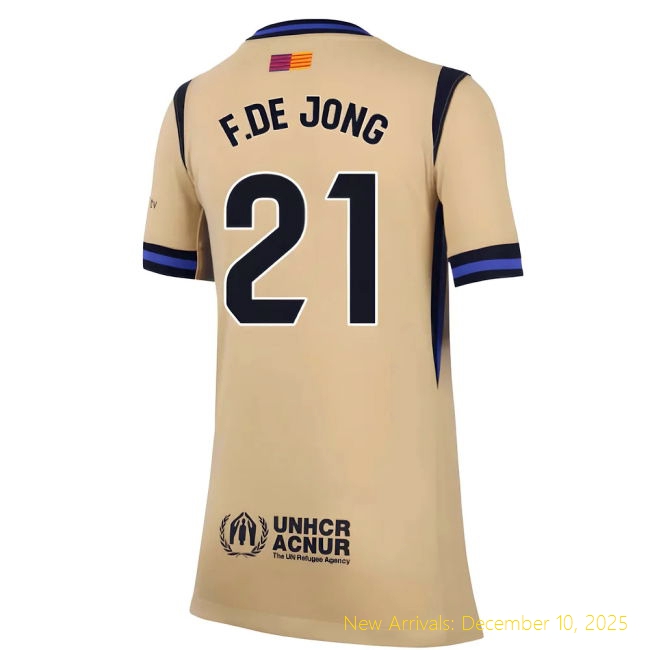 2025-2026 Barcelona Barca Durable Away Shirt (Kids) (F.De Jong 21)