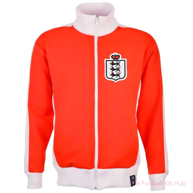Men England Retro Track Top UEFA Euro