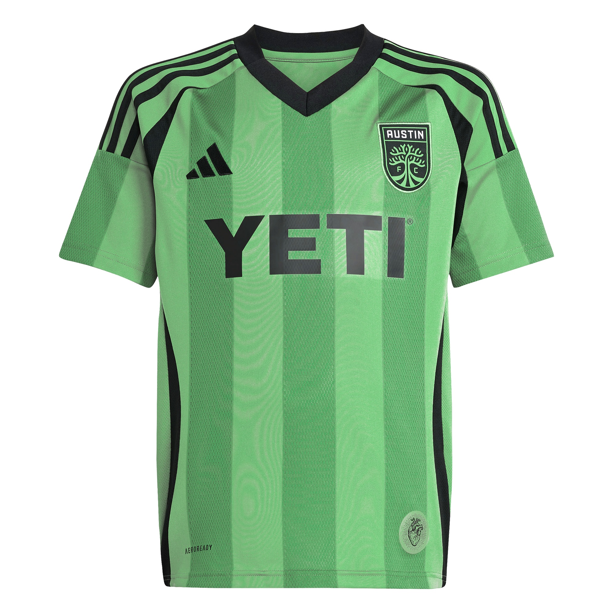 [SJH] Owen Wolff Austin FC Youth 2025 The Heartbeat Kit Replica Jersey - Green