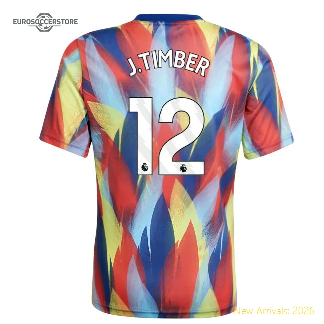 Child-friendly Arsenal Kids J.timber Jersey 2025-2026 Quick-dry