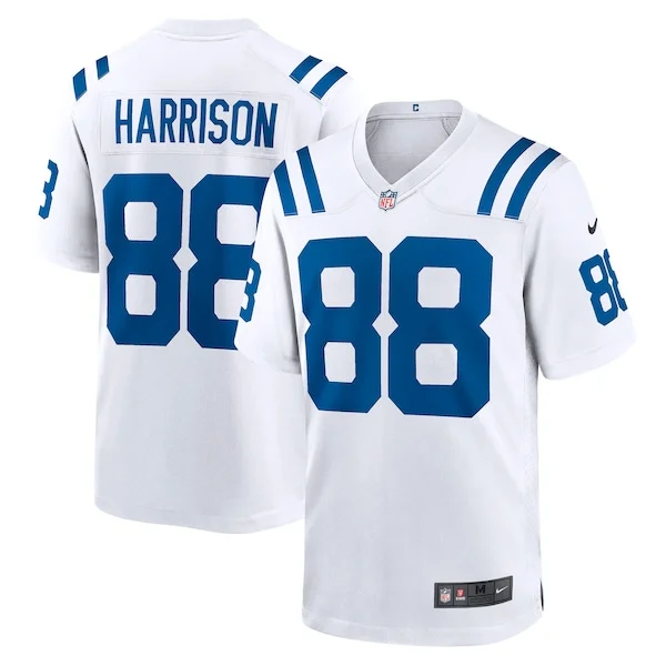 None Marvin Harrison Game Jersey - White | NFL Player Jersey