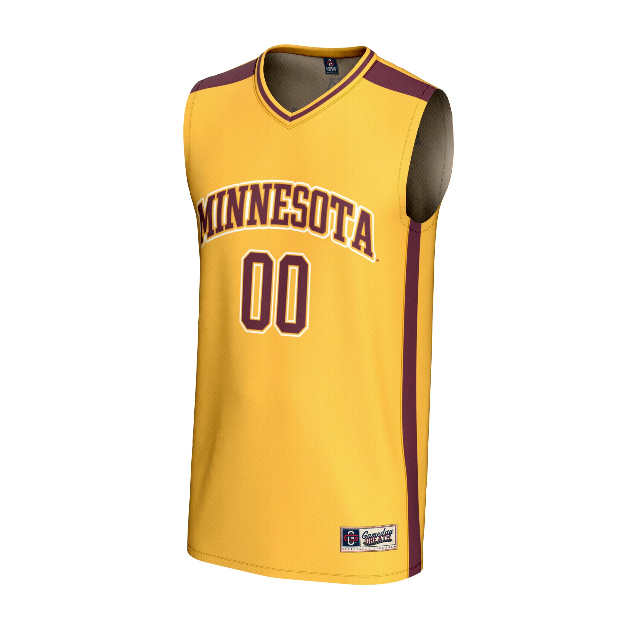 Minnesota Golden Gophers GameDay Greats Unisex NIL Pick-A-Player Lightweight Men's Basketball Fashion Jersey - Gold