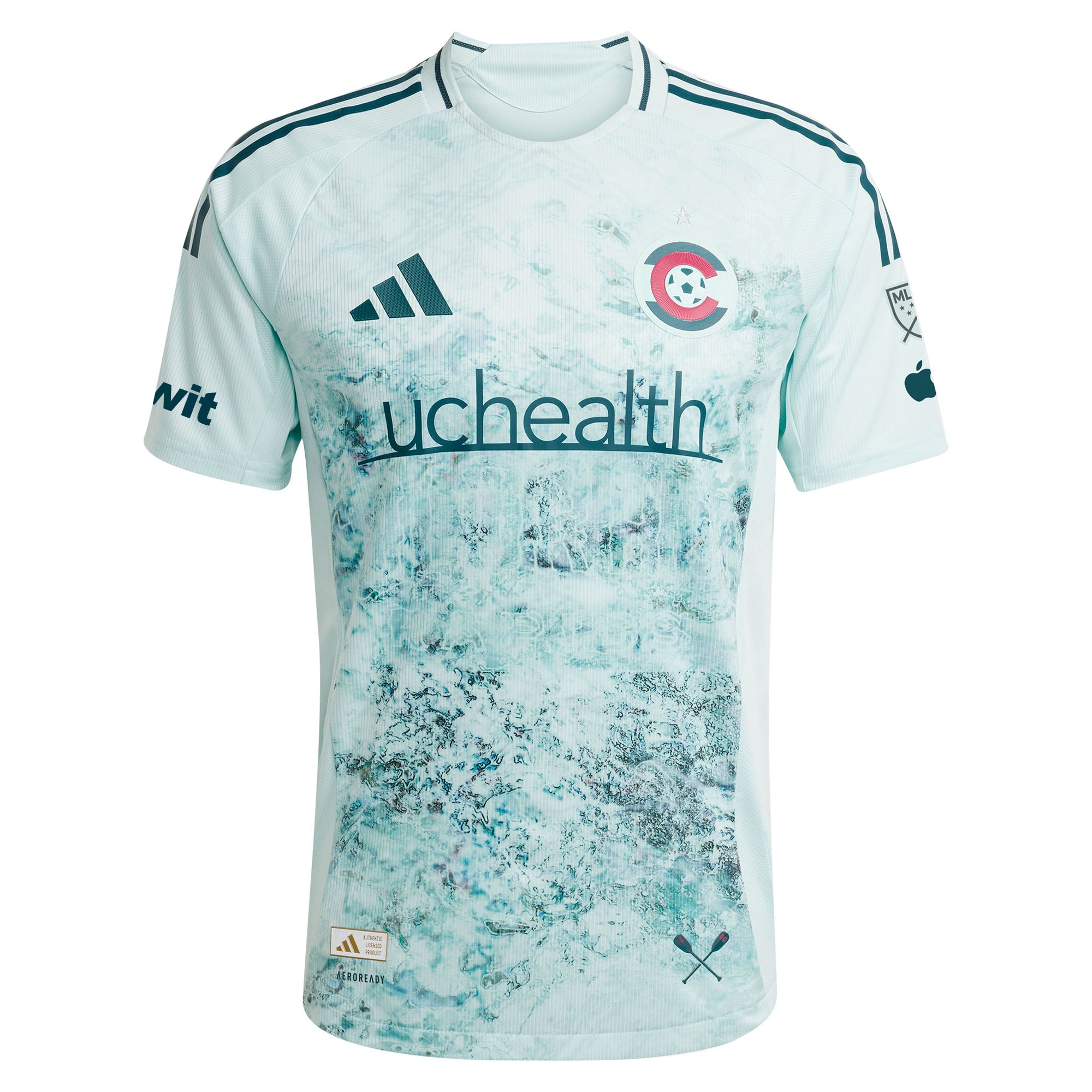 [JED] Paxten Aaronson Colorado Rapids 2025 Headwaters On-Field Authentic Jersey - Green