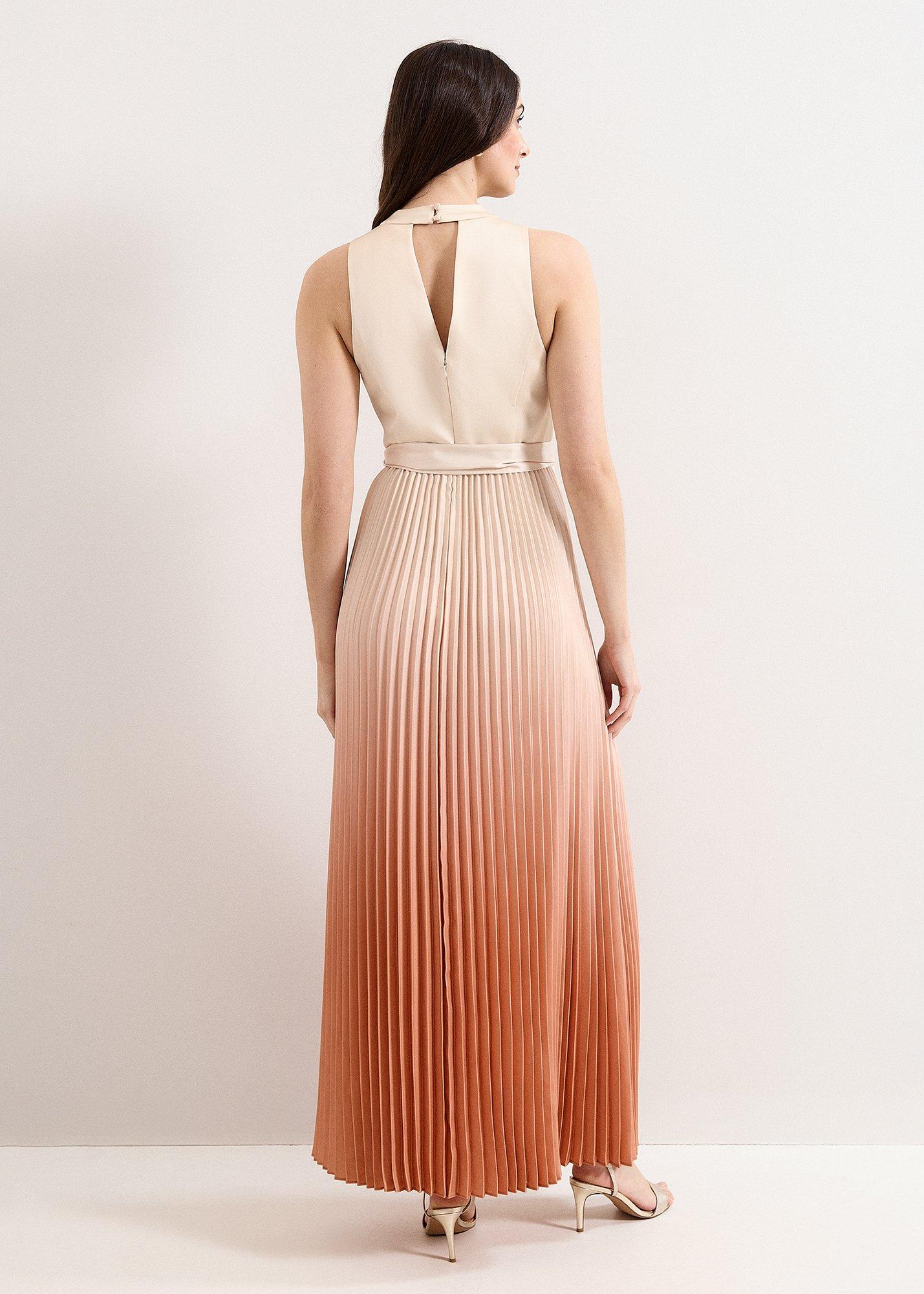 Sloane Orange Cross Front Midaxi Dress