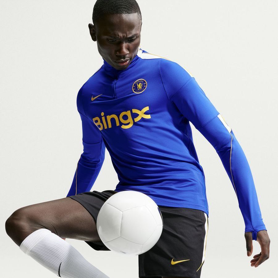 [EFKS] Chelsea Dri FIT Strike Drill Bright Blue/White/Midwest Training Gold Uniform