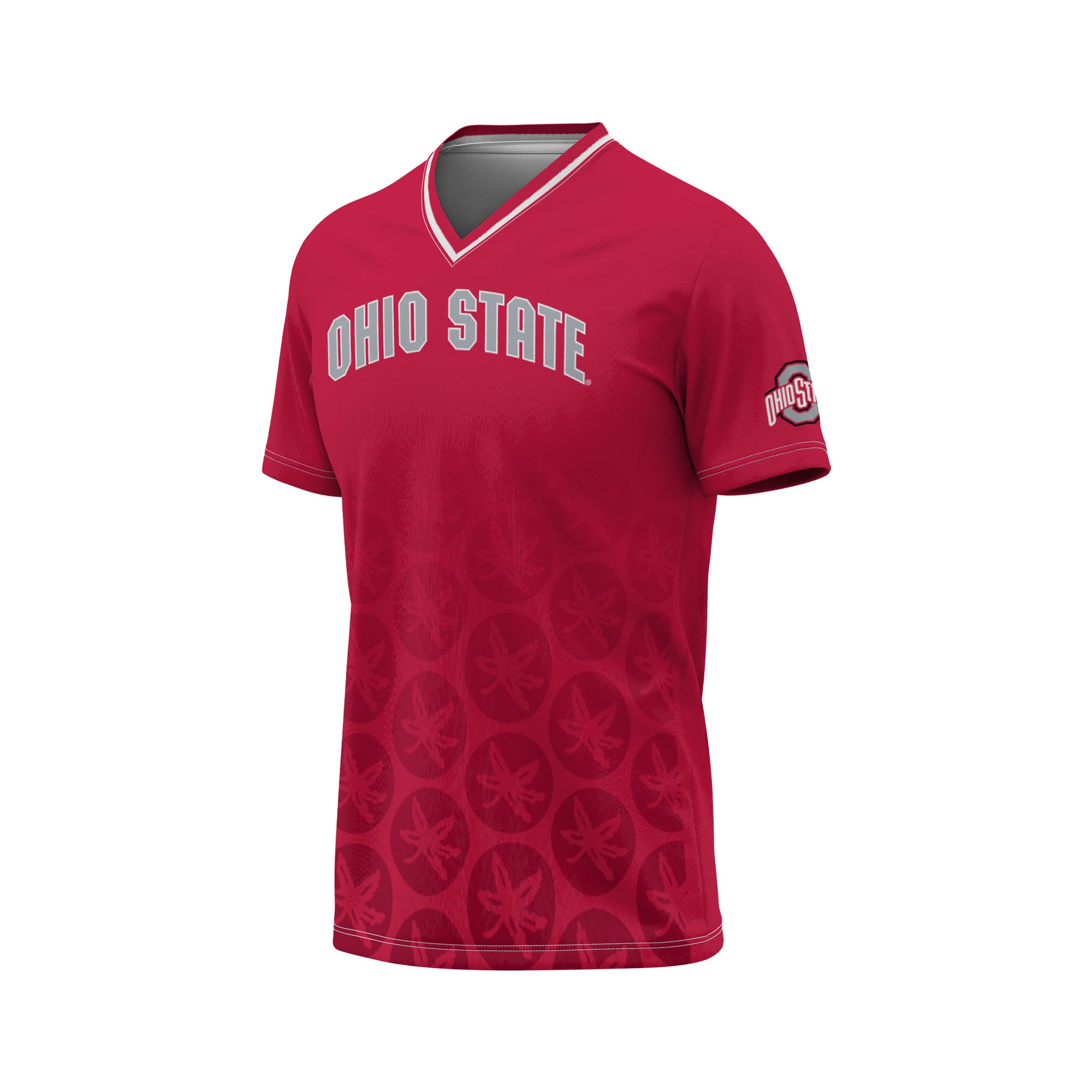 [DDG] Ohio State Buckeyes GameDay Greats Unisex Lightweight Soccer Fashion Jersey - Scarlet