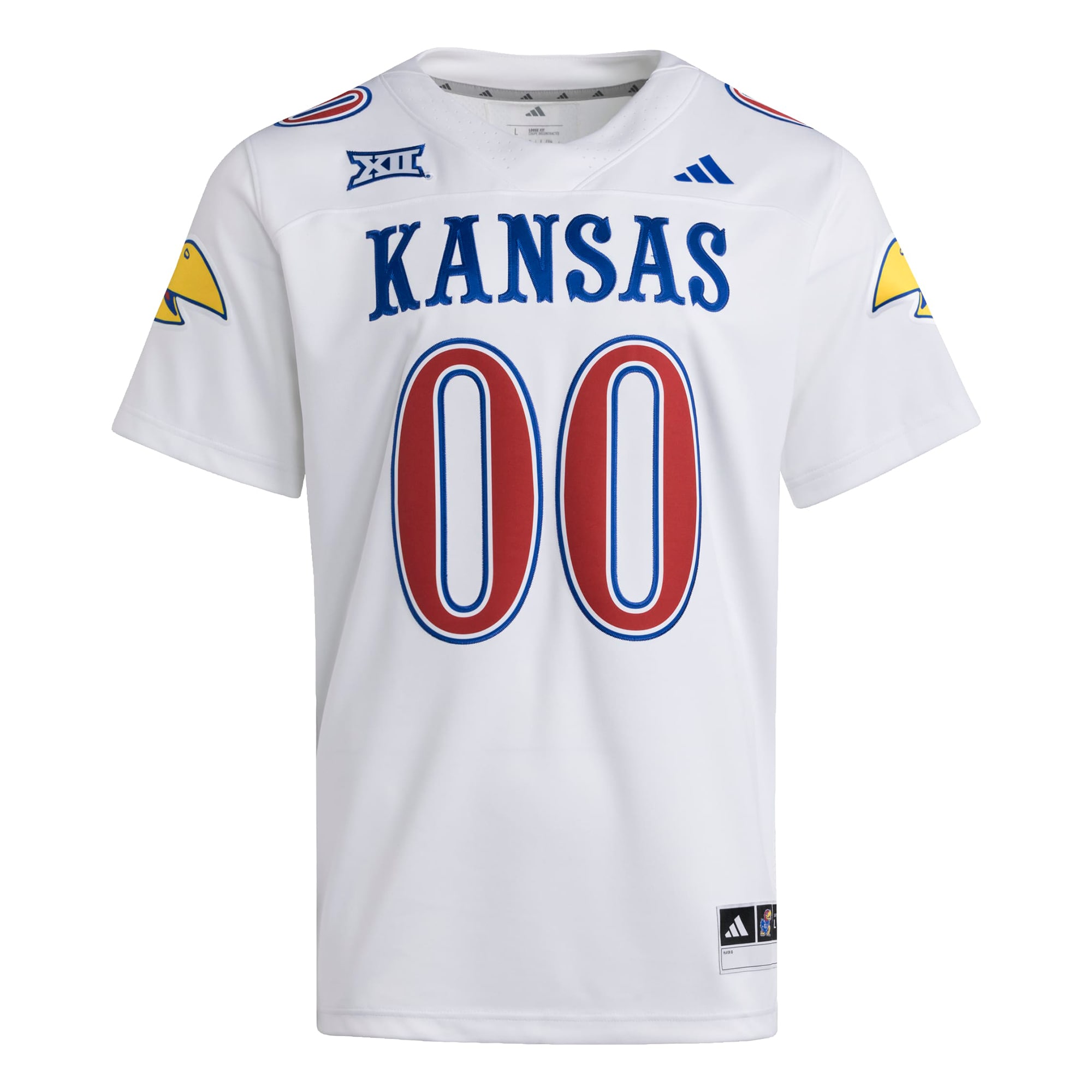[DDG] Kansas Jayhawks Premier Strategy Jersey - White