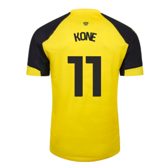 Elite Performance Devoted Football Watford Home Shirt No Sponsor K...