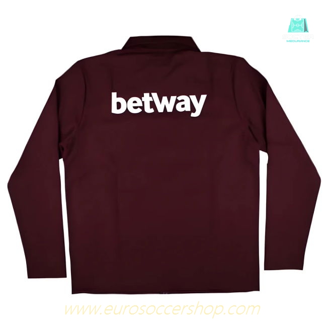 2024-2025 West Ham Presentation Jacket (Wine)