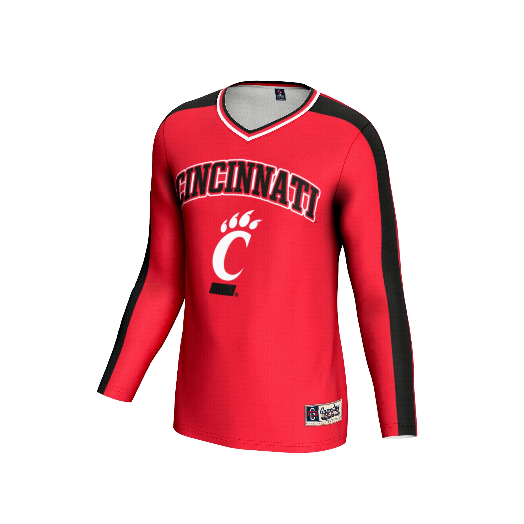 [DDG] Cincinnati Bearcats GameDay Greats Unisex #1 Lightweight Volleyball Fashion Jersey - Red