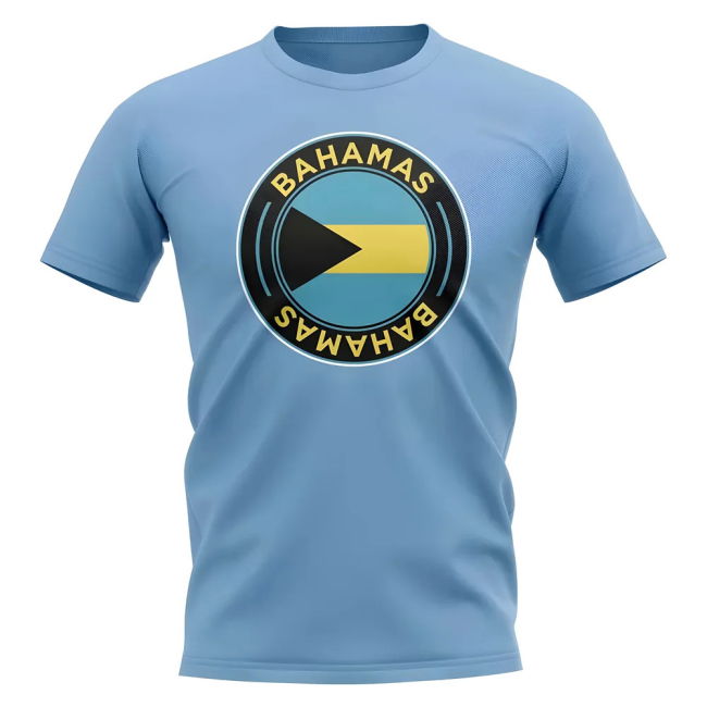 Climate-Control Limited-Edition Bahamas Football Badge T-Shirt (Sky)