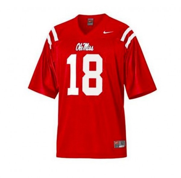 Men NCAA Team Archie Manning #18 Top-tier Materials Replica