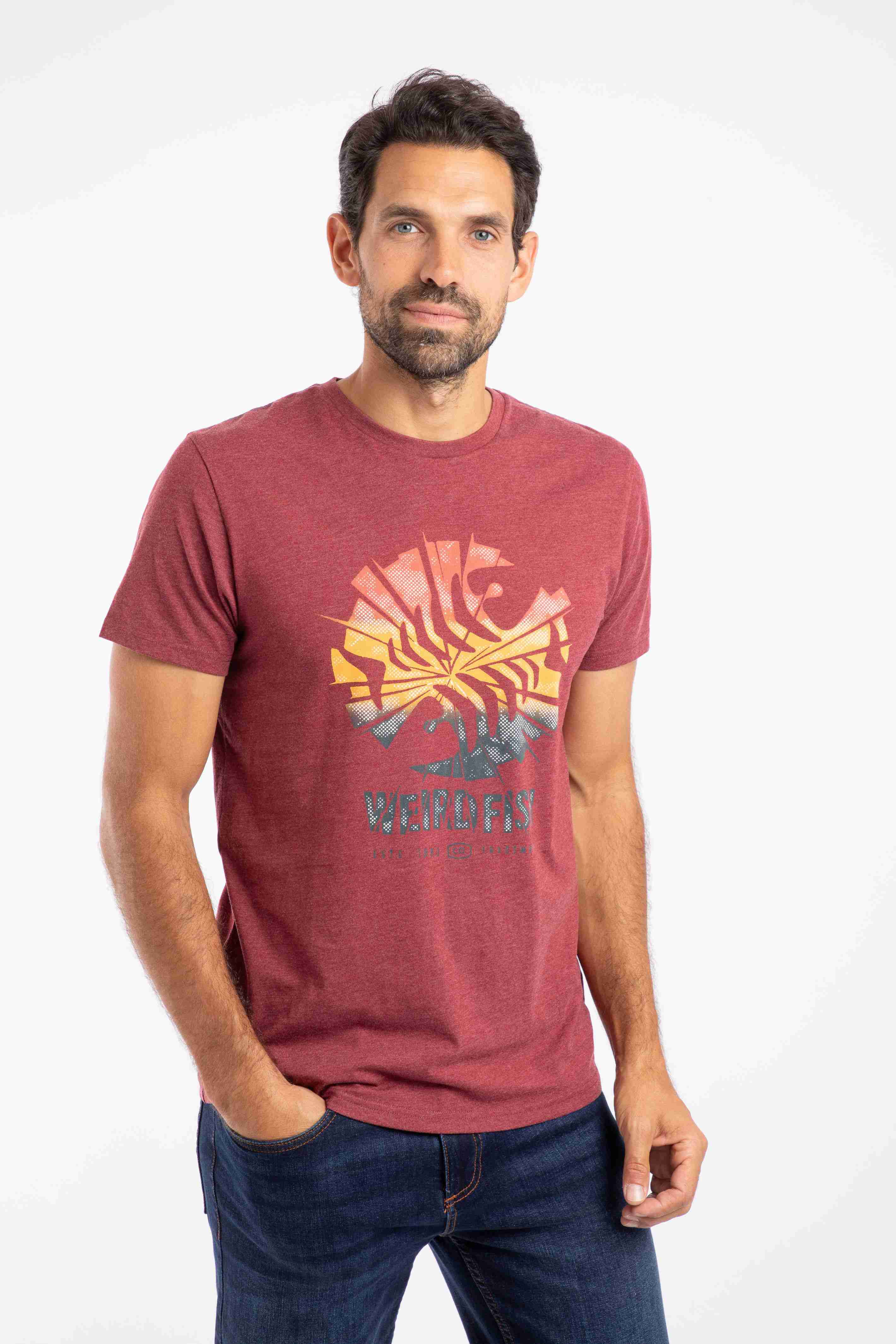 Shatter Front Print Graphic T-Shirt Port