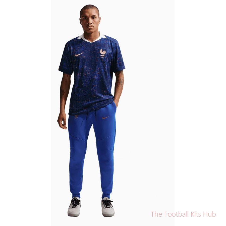 France Sweatpants NSW Tech Fleece World Cup 2026 - Game Royal/Metallic Copper
