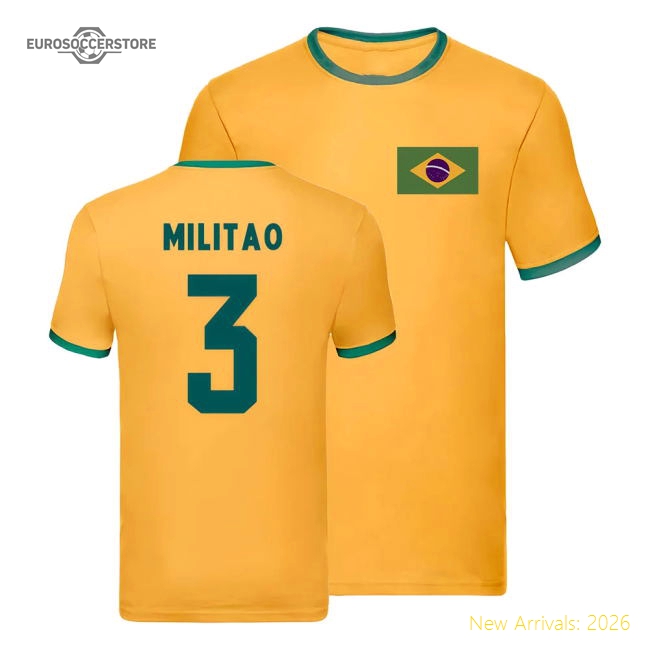 Genuine Football Brazil T-shirt - Athletic 2024-2025 Comfort