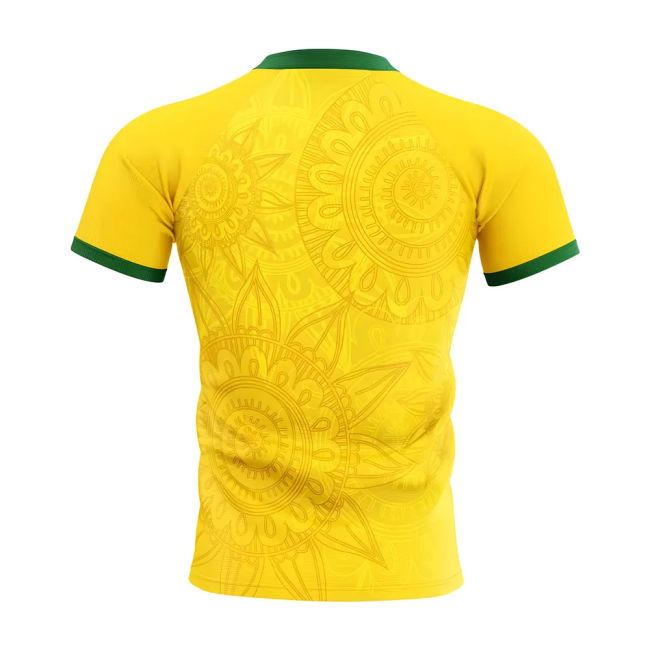 Cup 2025-2026 Wallabies Australia Home Rugby Shirt Adult Short Sleeve