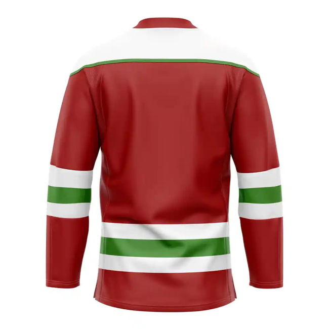 Official Belarus Home Ice Performance Quality Replica Athletic