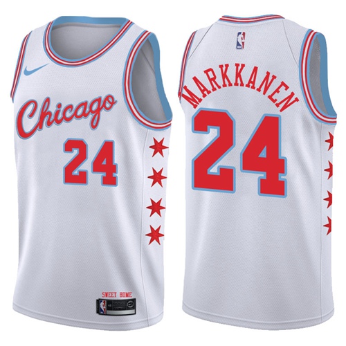White Chicago Bulls #24 Nike Jersey Premium Quality Premium Quality