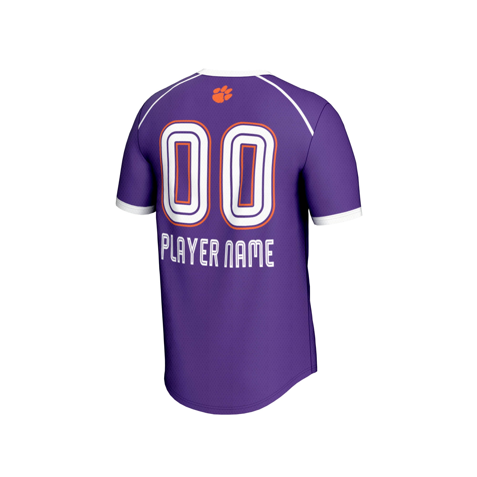 [NJP] Clemson Tigers GameDay Greats Unisex NIL Pick-A-Player Women's Lacrosse Lightweight Jersey - Purple