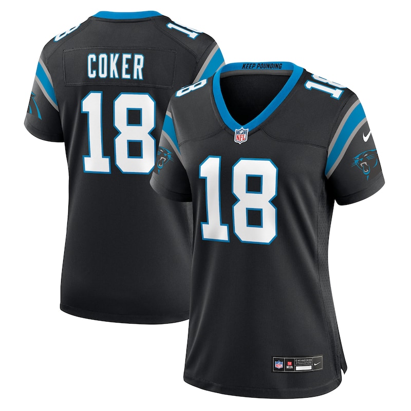 None Jalen Coker CAR Panthers Timeless Professional Jersey Game Day We