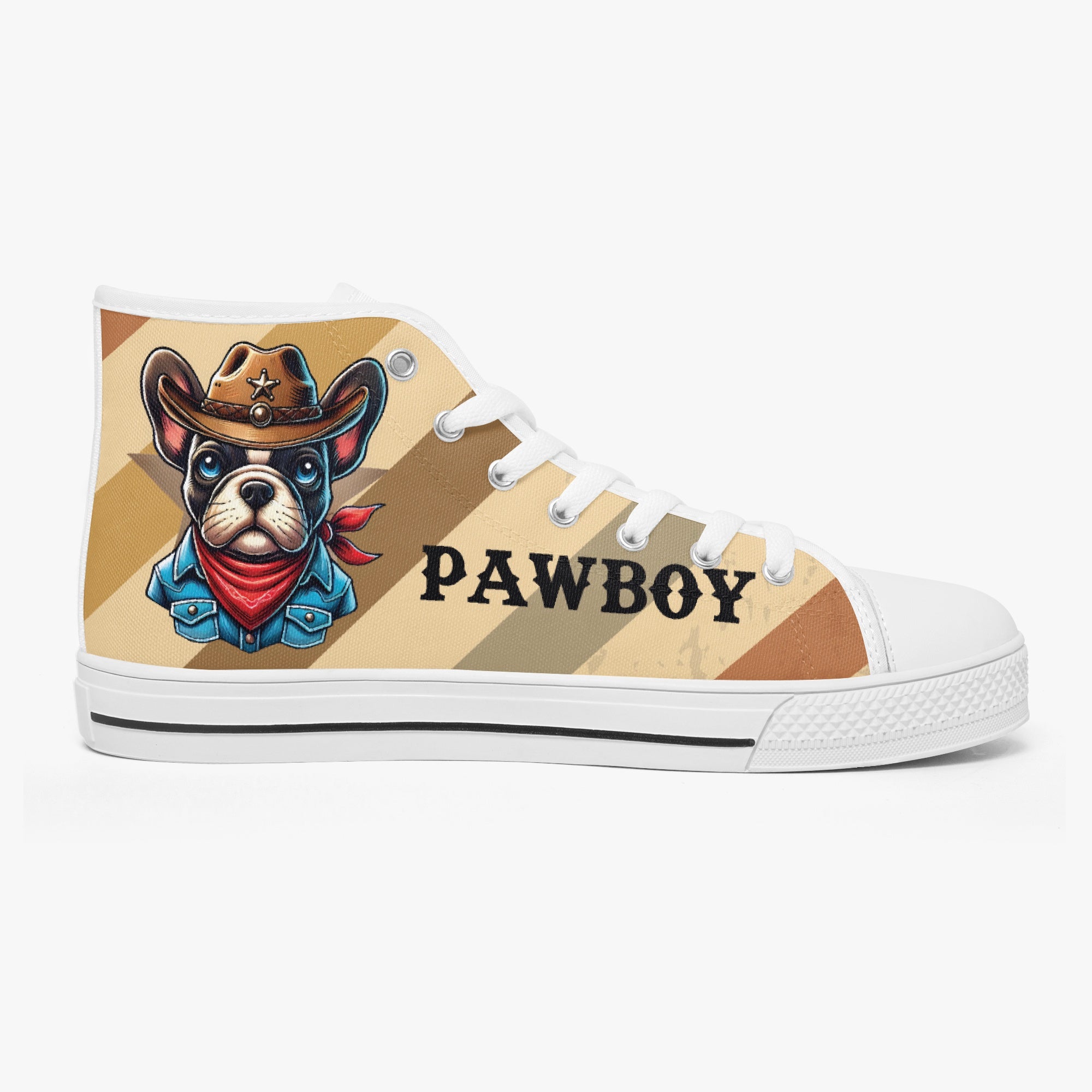 Dove - Classic High-Top Canvas Shoes