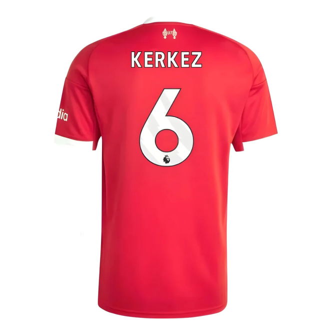 Liverpool Liverpool Home Shirt Kerkez #6 High Performance Faithful...