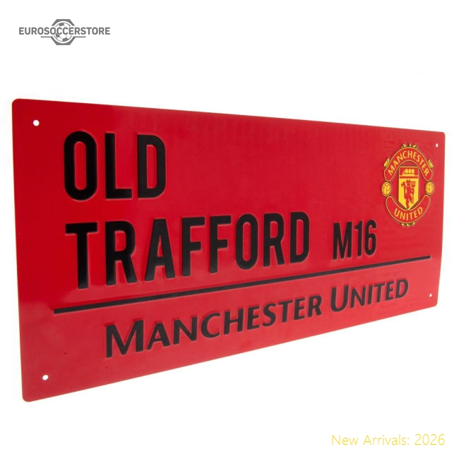 Premium Manchester United Fc Colour Street Sign - Premium Quality