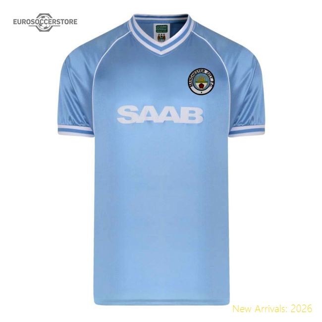Official Manchester City 1982 Retro Football Shirt - Premium Quality