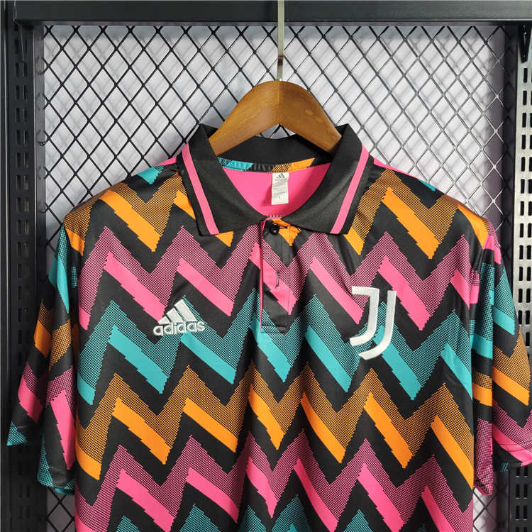 2223 Juventus Colorful Polo Shirt - Official Replica 6893