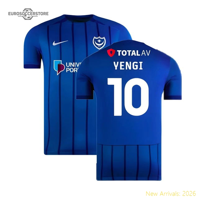 Premium-grade 2024-2025 Portsmouth Home Shirt (yengi 10)
