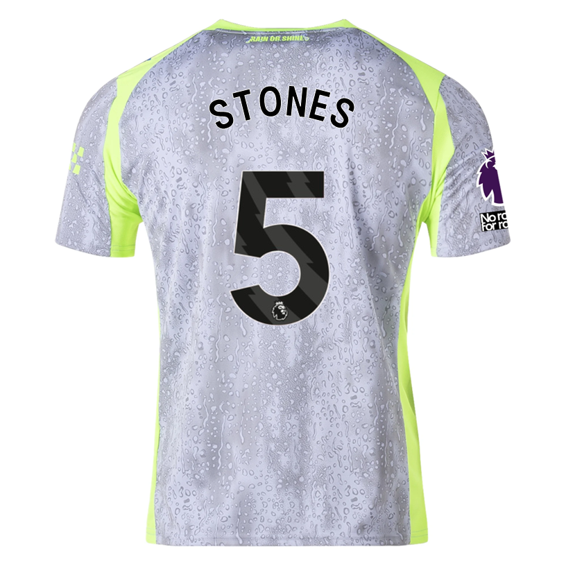 Manchester City Stones 2025-2026 UCL Third Jersey – Authentic Shirt