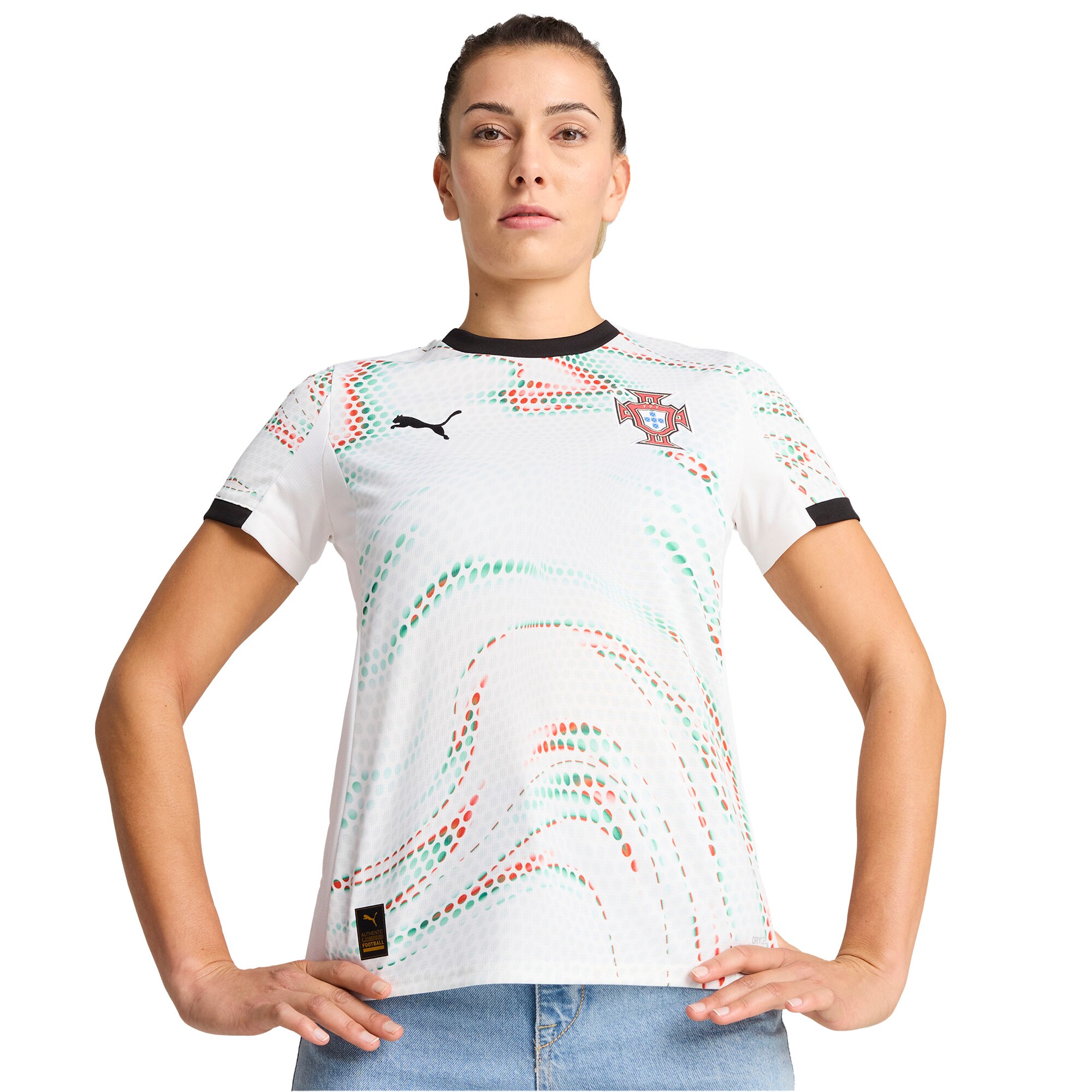 [SJH] Portugal National Team Women's 2025 Away Replica Jersey - White