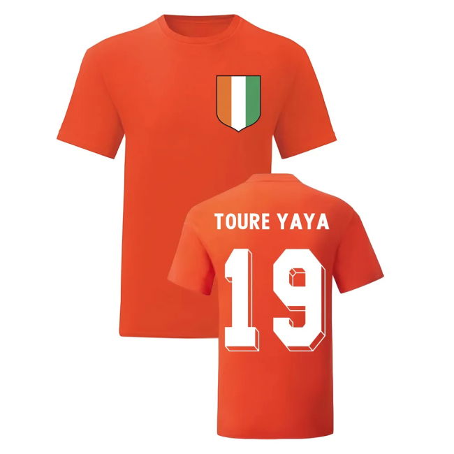 Championship Exclusive-Design Yaya Toure Ivory Coast National Hero Tee
