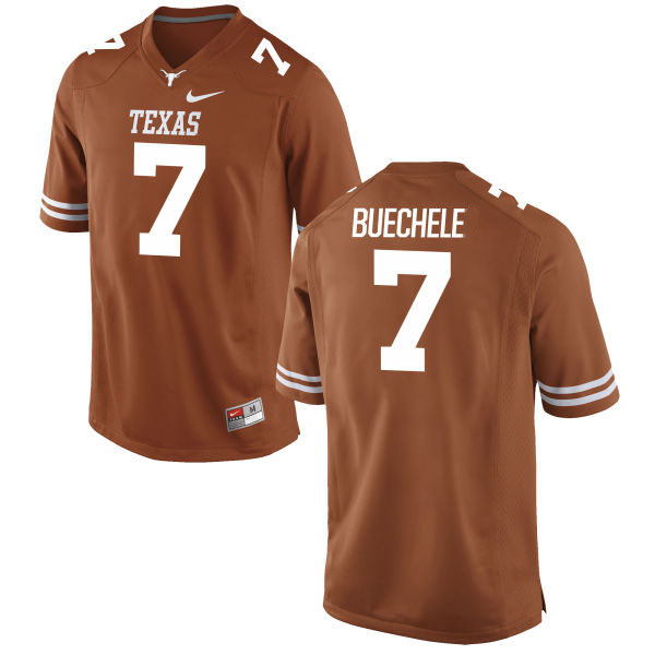 Men's UT Longhorns Shane Buechele #7 durabl Orange 2024 breathable