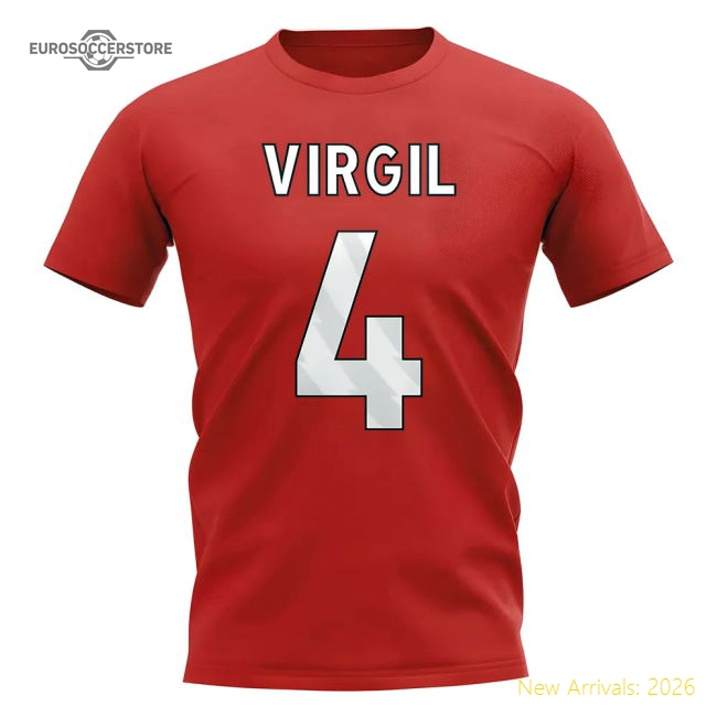 Premium Virgil Van Dijk Liverpool Hero T-shirt (red) - Premium