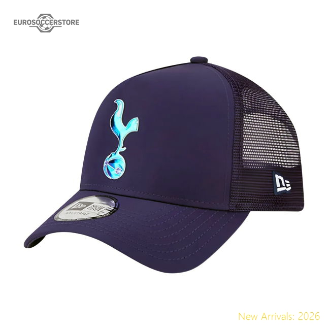 Authentic 2023-2024 Tottenham Iridescent Navy A-frame Trucker Cap