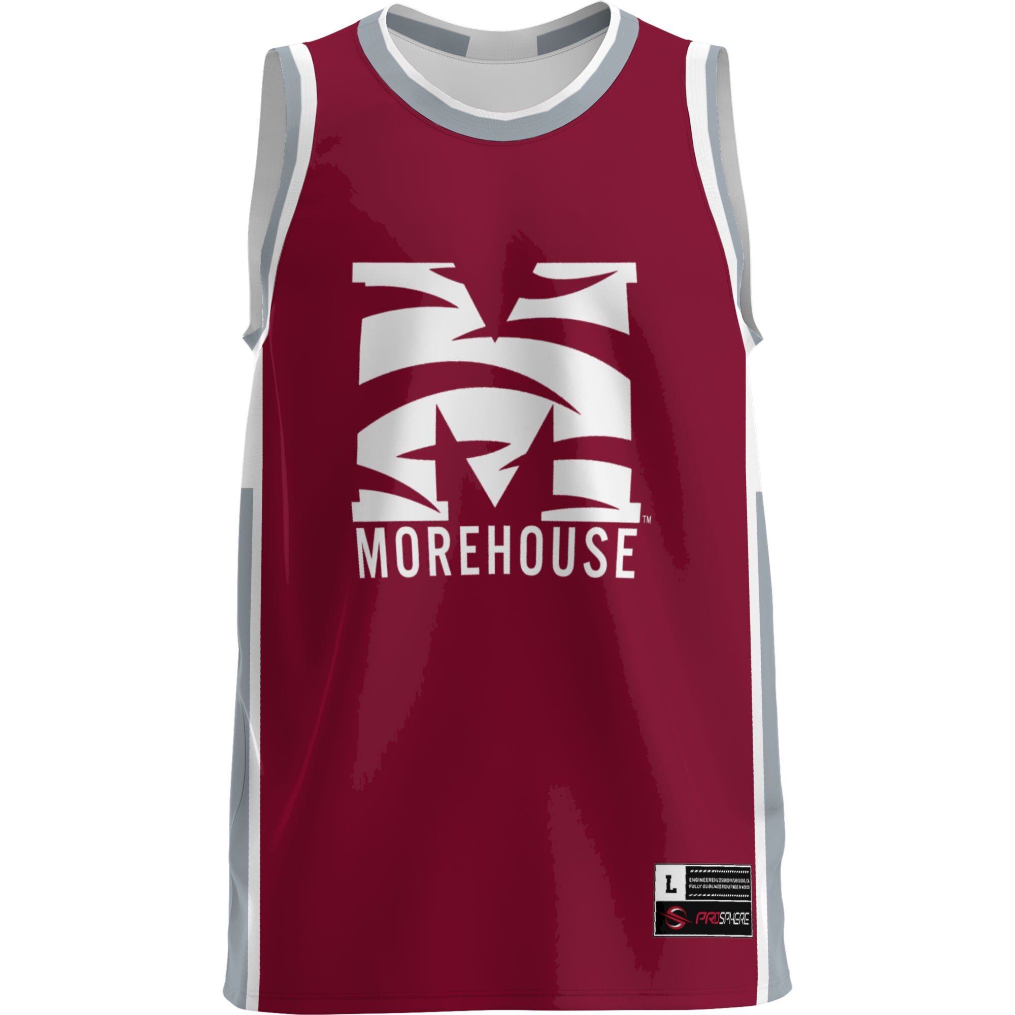[DDG] Morehouse Maroon Tigers GameDay Greats Lightweight Basketball Jersey - Maroon