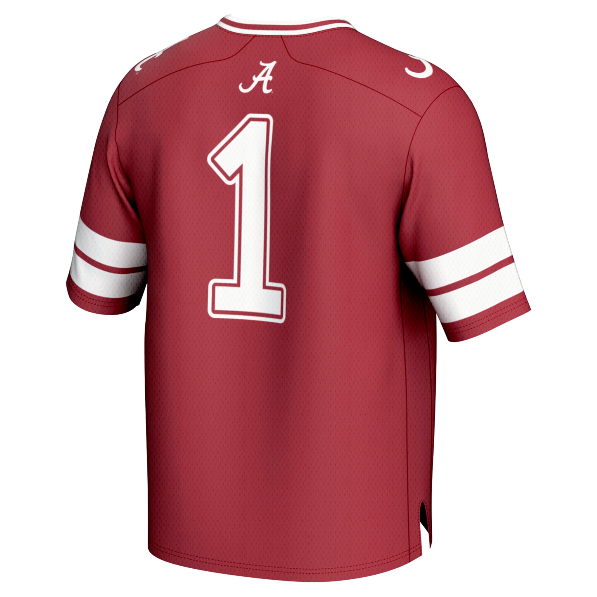 Youth #1 Crimson Alabama Crimson Tide Lightweight Collegiate Football Fashion Jersey