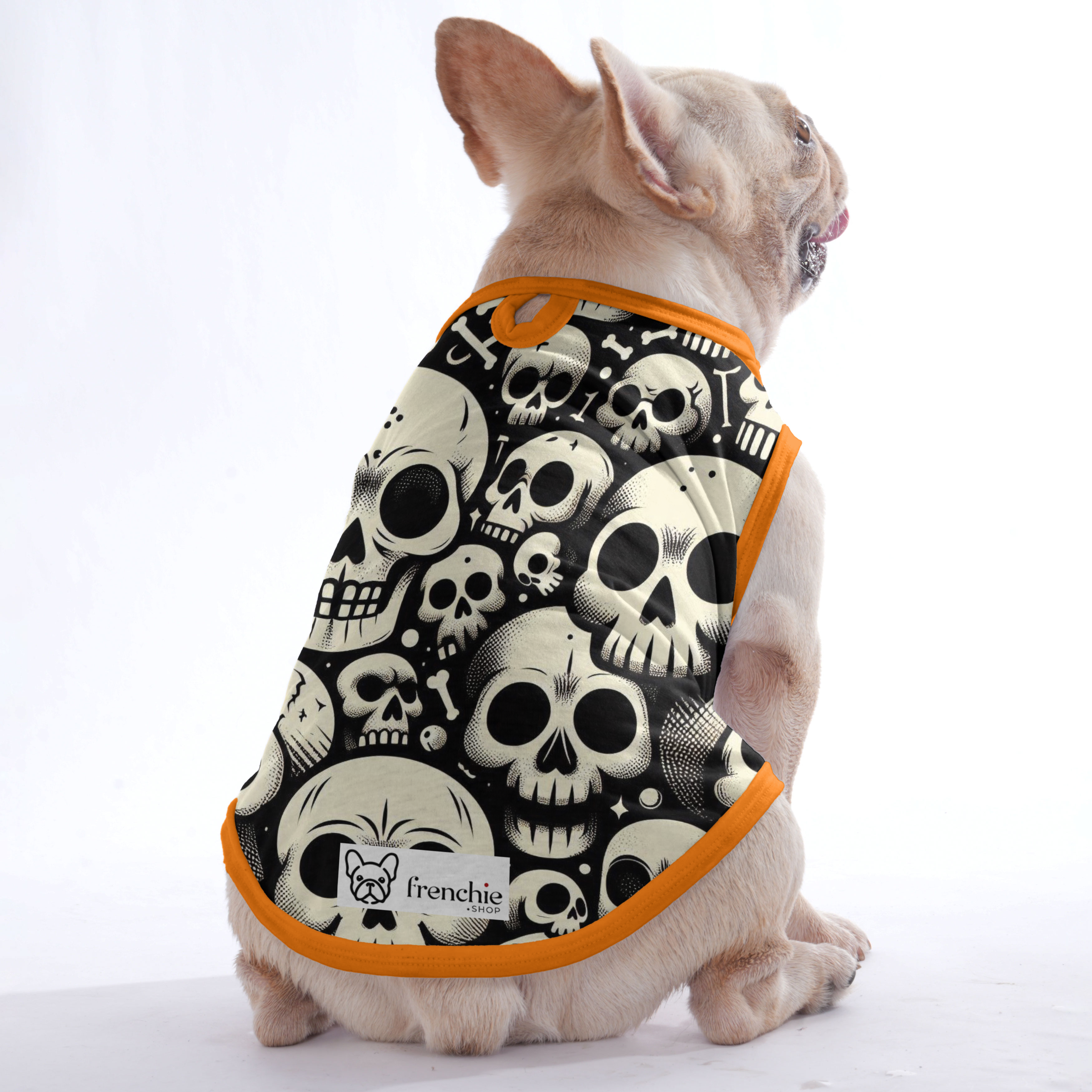 The skull - Shirt for Frenchies - Frenchie Shop Original