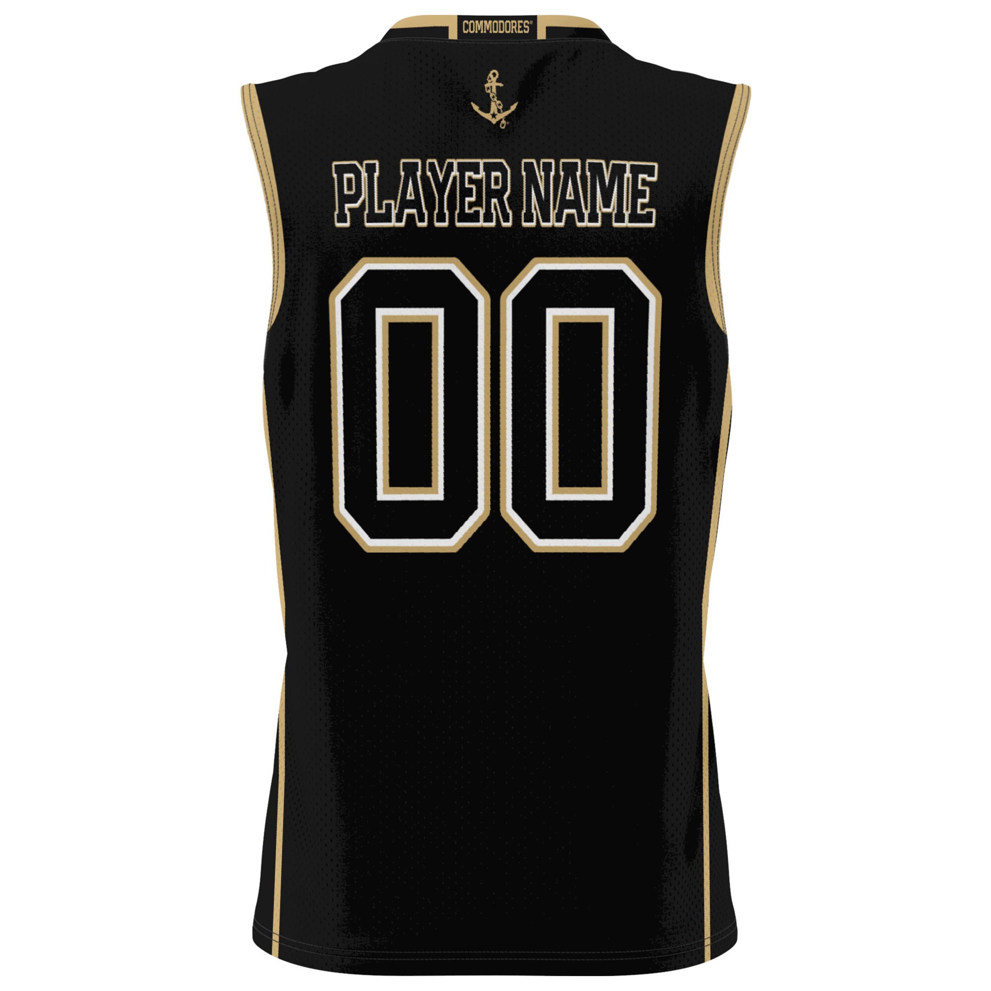 [NJP] Vanderbilt Commodores GameDay Greats Youth NIL Pick-A-Player Men's Basketball Jersey - Black