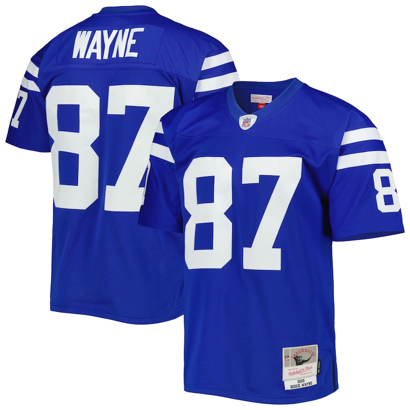 None Reggie Wayne Team Captain IND Colts Officially Licensed Jersey