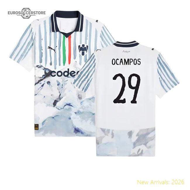 Monterrey Children 2025 Home Jersey Shirt Football Fan Match Day Essential