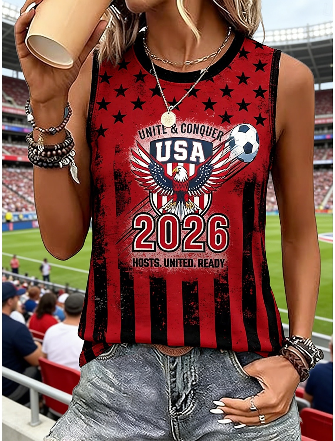 American Independence Day Women's Mini Dress Sundress T Shirt Dress Tee Dress A Line Dress Casual Daily Regular Fit Flag Short Sleeve Crew Neck V Neck Blue Navy White Summer
