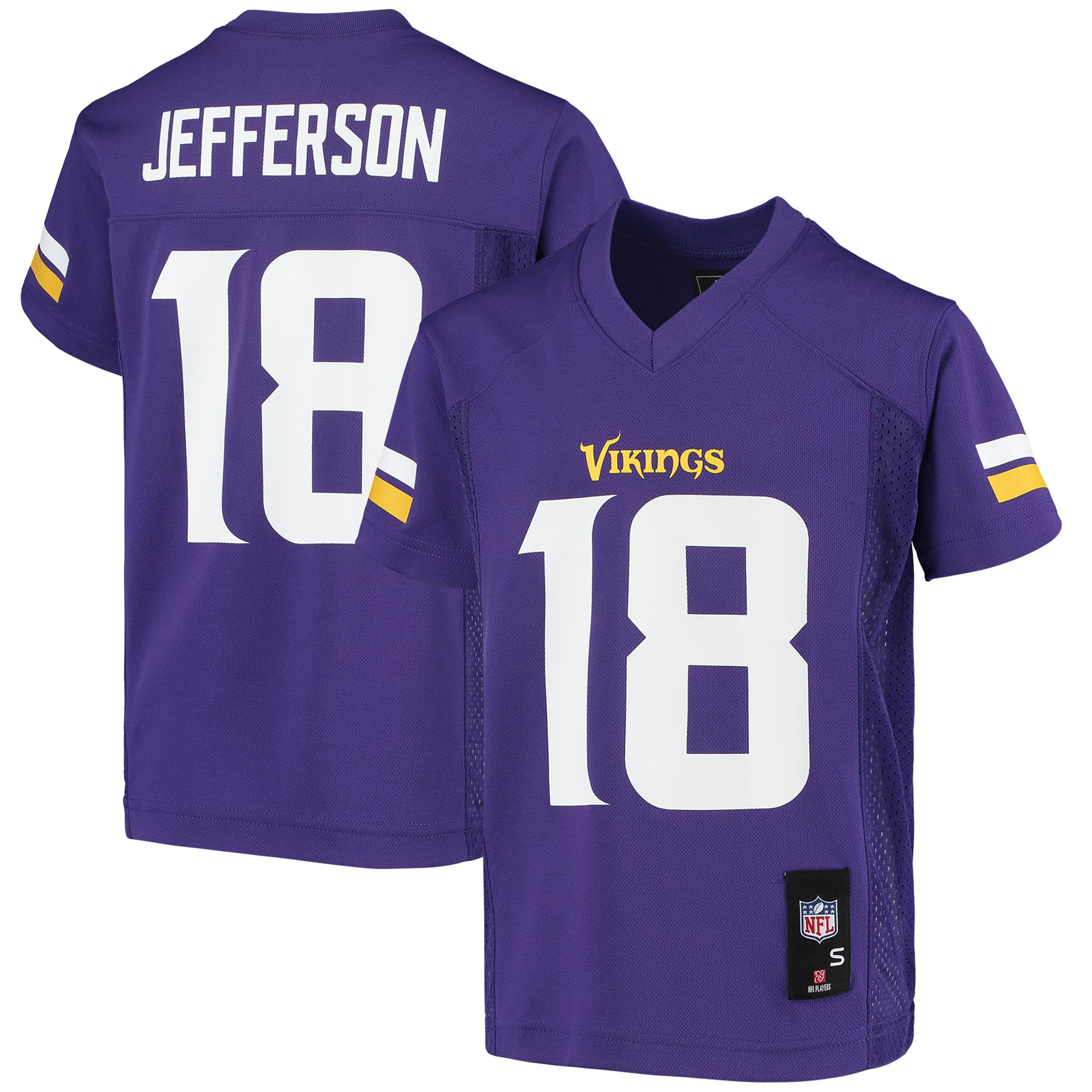 [JED] Women's Justin Jefferson #18 Minnesota Vikings Replica Jersey - Purple