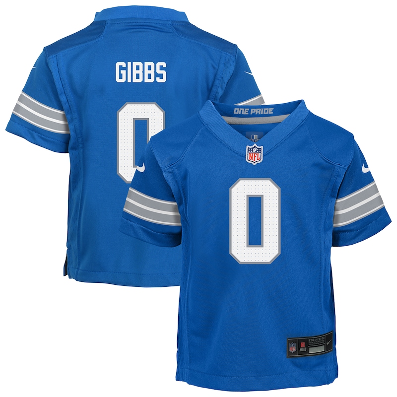 None Jahmyr Gibbs Detroit Lions Fan Favorite Team Authentic Jersey