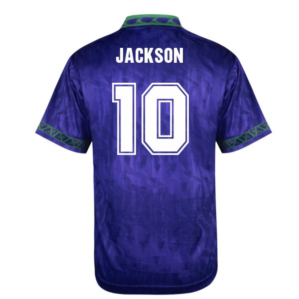 [DDJ] Hibernian 1992 Bukta Away Retro Shirt (Jackson 10)