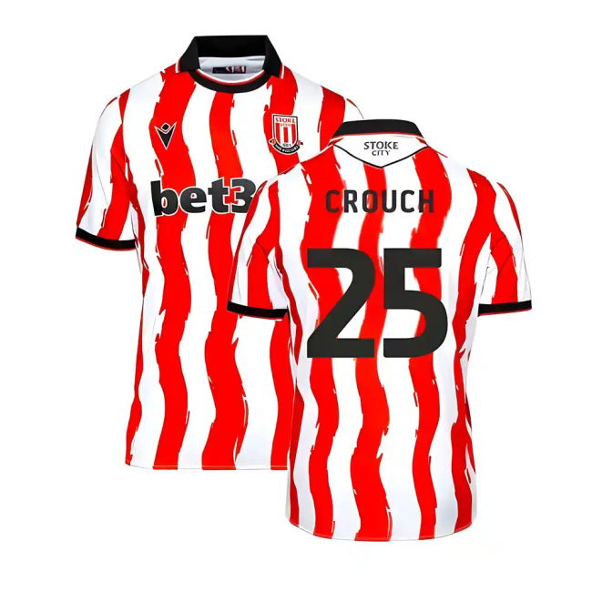 Official Licensed Enthusiastic Football Stoke City Home Shirt Crou...